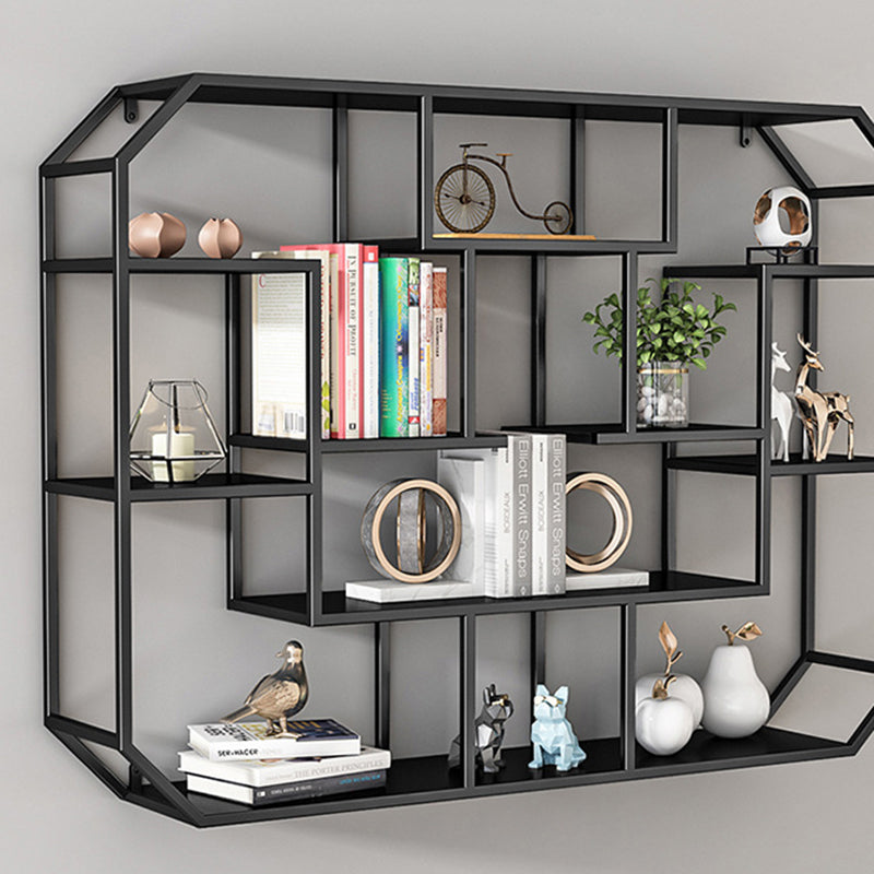 7.1" W Wall Unit Book Shelf Metal Open Shelf Bookcase for Home Clearhalo 'Bookcases' 'furn' 'furn_bookcases' 'Furniture' 'Office Furniture' 5934925