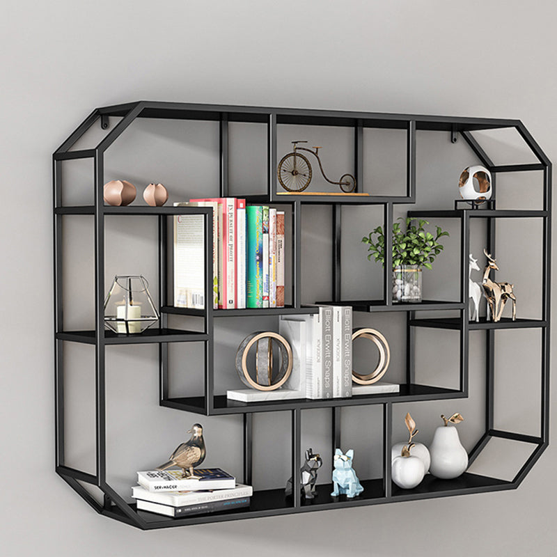 7.1" W Wall Unit Book Shelf Metal Open Shelf Bookcase for Home Clearhalo 'Bookcases' 'furn' 'furn_bookcases' 'Furniture' 'Office Furniture' 5934927