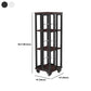 Contemporary Standard Shelf Metal Shelf Bookcase with Casters Clearhalo 'Bookcases' 'furn' 'furn_bookcases' 'Furniture' 'Office Furniture' 5935002