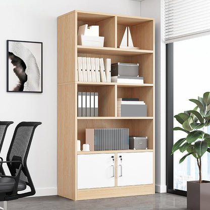 Modern File Cabinet Vertical Home or Office Filing Cabinet for Home Office 23.6"L x 11.8"W x 70.9"H Natural Clearhalo 'Filing Cabinets' 'filling_cabinets' 'furn' 'furn_filling_cabinets' 'Furniture' 'Office Furniture' 5935193