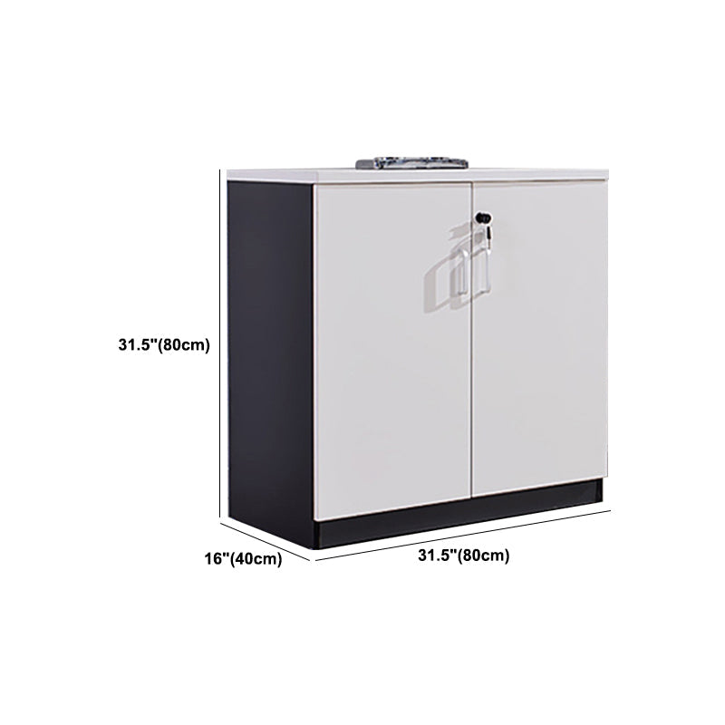 Archivo vertical moderno Babyet Detalle Gabinete de madera con estantes de almacenamiento