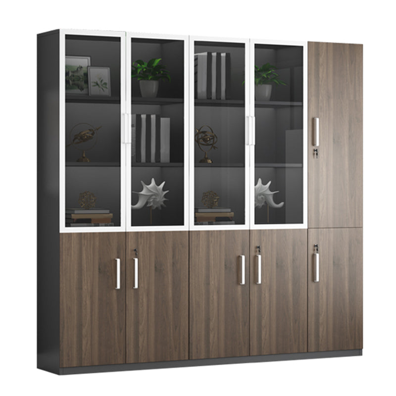 Estantes de almacenamiento de archivos de madera Archivo vertical de archivos con bloqueo para hogar u oficina