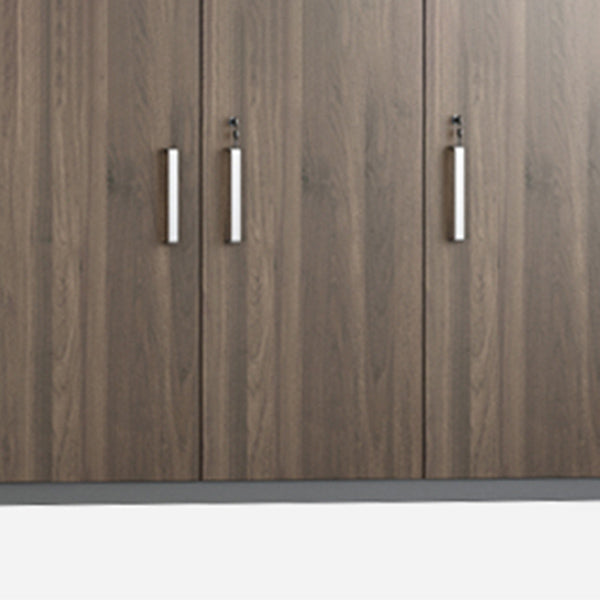 Estantes de almacenamiento de archivos de madera Archivo vertical de archivos con bloqueo para hogar u oficina