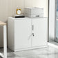 Modern Cabinet Wood Locking Drawers and Storage File Cabinet 35"L x 16"W x 30"H White Clearhalo 'Filing Cabinets' 'filling_cabinets' 'furn' 'furn_filling_cabinets' 'Furniture' 'Office Furniture' 5935320