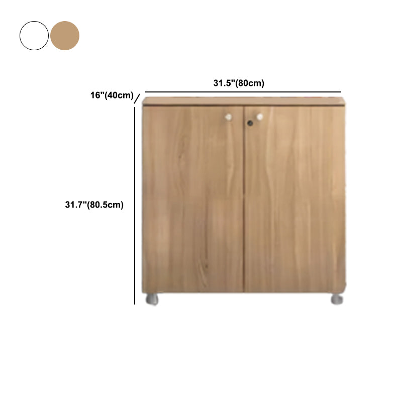 Abbazzini contemporanei Chiave in legno massiccio Lock Ufficio del gabinetto verticale