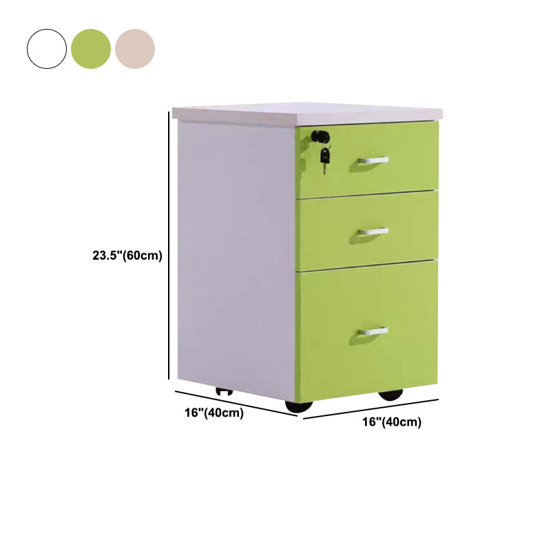 Contemporary Vertical Filing Cabinet Wood Filing Cabinet on Wheels Clearhalo 'Filing Cabinets' 'filling_cabinets' 'furn' 'furn_filling_cabinets' 'Furniture' 'Office Furniture' 5935512