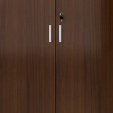 Abbazzini di file contemporanei telaio in legno massiccio mobile in verticale con ufficio chiave di blocco