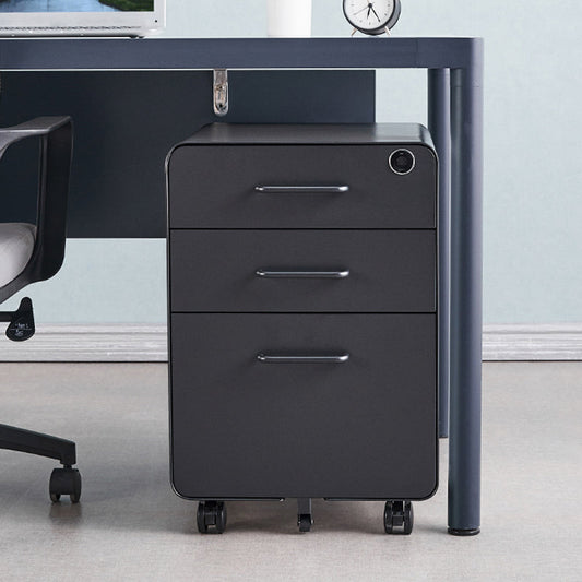 Armoires de fichiers contemporaines verrouillage de clés en acier.