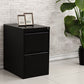 Fireproof File Cabinet Vertical Metal Contemporary File Cabinet with Locking Drawers Black 2 Clearhalo 'Filing Cabinets' 'filling_cabinets' 'furn' 'furn_filling_cabinets' 'Furniture' 'Office Furniture' 5935621
