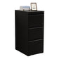 Fireproof File Cabinet Vertical Metal Contemporary File Cabinet with Locking Drawers Black 3 Clearhalo 'Filing Cabinets' 'filling_cabinets' 'furn' 'furn_filling_cabinets' 'Furniture' 'Office Furniture' 5935622
