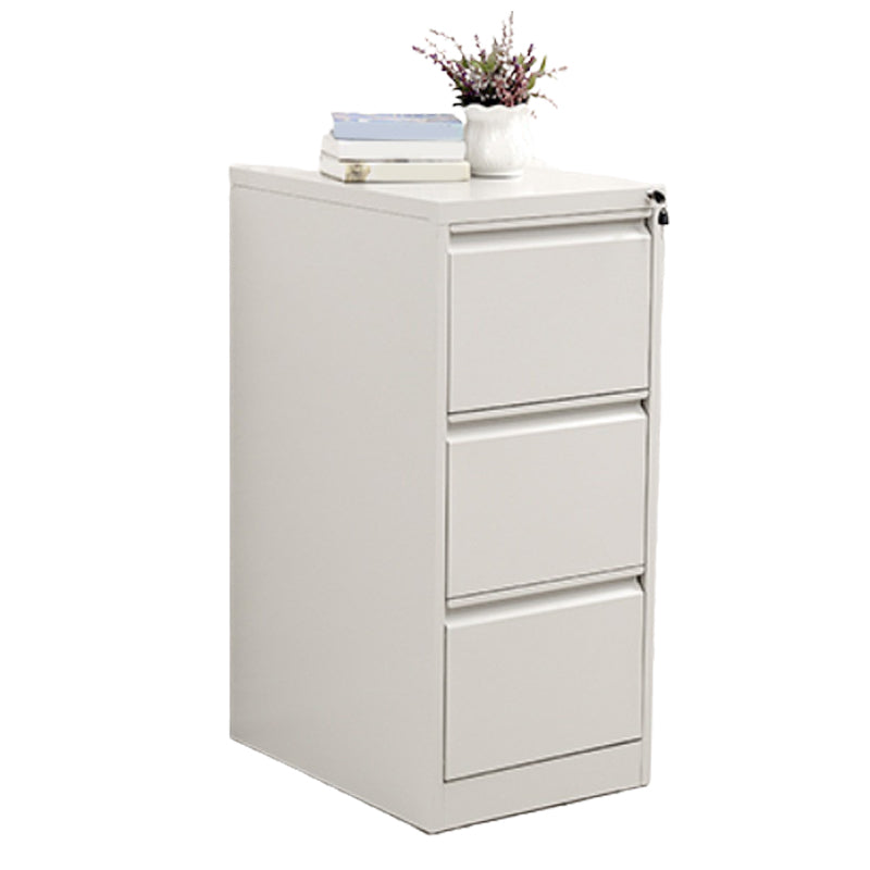 Fireproof File Cabinet Vertical Metal Contemporary File Cabinet with Locking Drawers Grey 3 Clearhalo 'Filing Cabinets' 'filling_cabinets' 'furn' 'furn_filling_cabinets' 'Furniture' 'Office Furniture' 5935623
