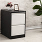 Fireproof File Cabinet Vertical Metal Contemporary File Cabinet with Locking Drawers Gray-White 2 Clearhalo 'Filing Cabinets' 'filling_cabinets' 'furn' 'furn_filling_cabinets' 'Furniture' 'Office Furniture' 5935625