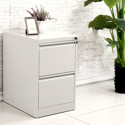 Fireproof File Cabinet Vertical Metal Contemporary File Cabinet with Locking Drawers Grey 2 Clearhalo 'Filing Cabinets' 'filling_cabinets' 'furn' 'furn_filling_cabinets' 'Furniture' 'Office Furniture' 5935627