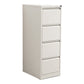 Fireproof File Cabinet Vertical Metal Contemporary File Cabinet with Locking Drawers Grey 4 Clearhalo 'Filing Cabinets' 'filling_cabinets' 'furn' 'furn_filling_cabinets' 'Furniture' 'Office Furniture' 5935629
