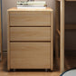 Solid Wood Bedside Cabinet Modern Minimalist Bedside Table with Drawers