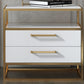 Metal and Wood Bedside Cabinet Modern Minimalist Open Bedside Table with Legs Clearhalo 'Bedroom Furniture' 'furn' 'furn_night_stand' 'Furniture' 'night_stand' 'Nightstands' 5937998