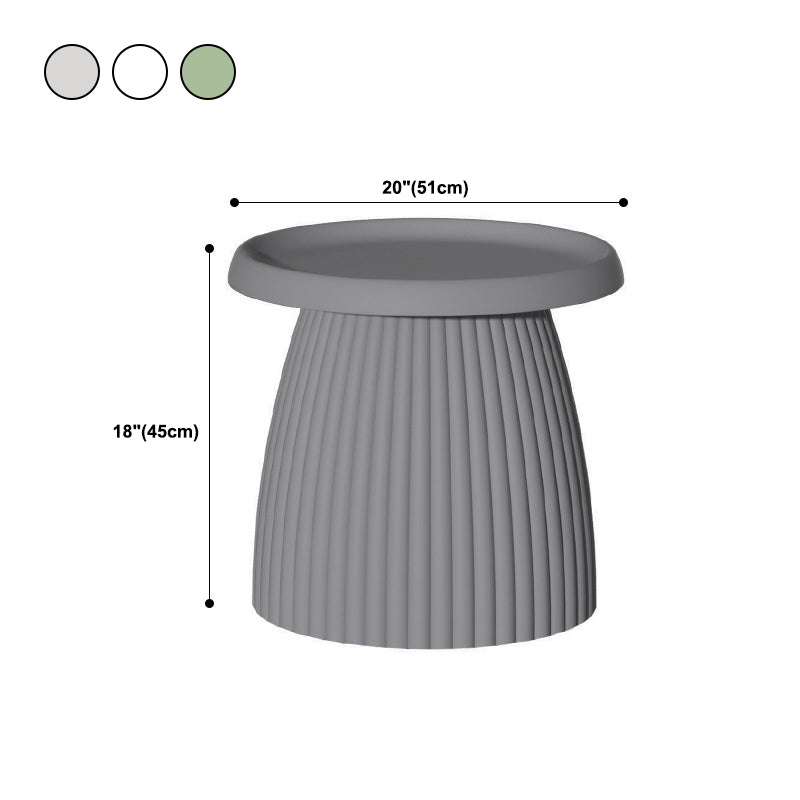 Mesa de acento contemporáneo de la mesa de acento 17.7 "Cama de altura Nightsntand