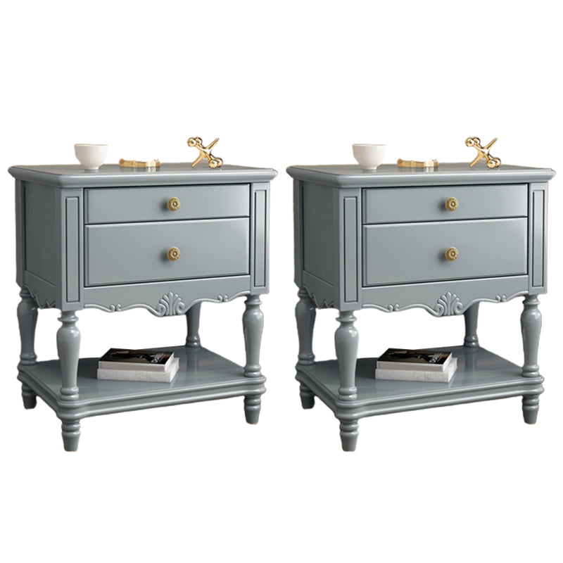 Table de nuit en bois massif de 24,41 "Table