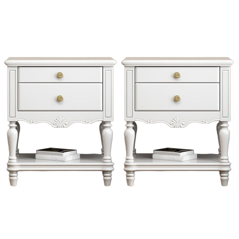 Table de nuit en bois massif de 24,41 "Table