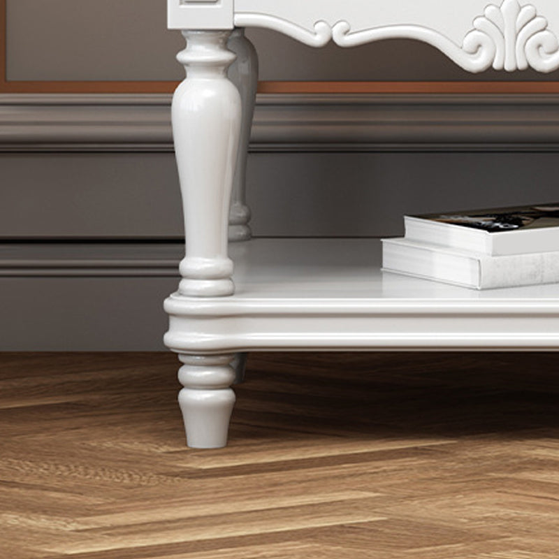 Table de nuit en bois massif de 24,41 "Table