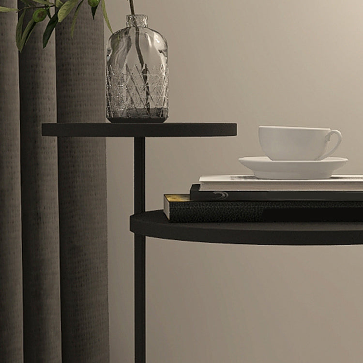 Contemporary Metal Accent Table Nightstand 21.65" Tall Bed Nightstand Clearhalo 'Bedroom Furniture' 'furn' 'furn_night_stand' 'Furniture' 'night_stand' 'Nightstands' 5938198