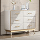 Glam -opbergkast Dressoir Stone opbergkist met 3/5/6 laden
