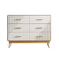 Glam -opbergkast Dressoir Stone opbergkist met 3/5/6 laden