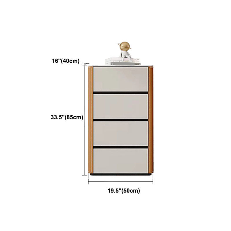 15,6-inch breedte Glam Dresser Stone opbergkist met 2/3/4 laden