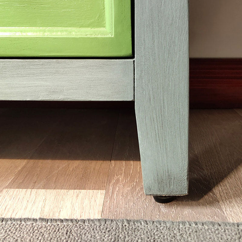 Nautische verticale slaapkamerkist houten 16 "brede opbergkast