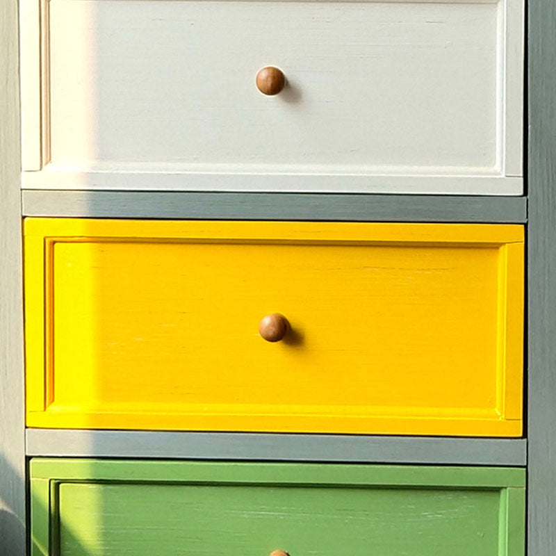 Nautische verticale slaapkamerkist houten 16 "brede opbergkast