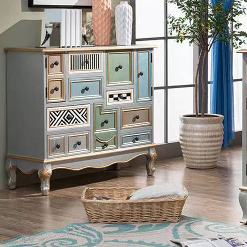 Kust opbergkist vervaardigd houten dressoir voor slaapkamer, 39,78 "x 15,6" x 35.88 "