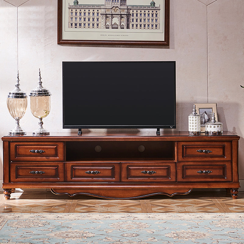 Meuble TV en bois Style traditionnel maison salon meuble TV Console avec tiroirs