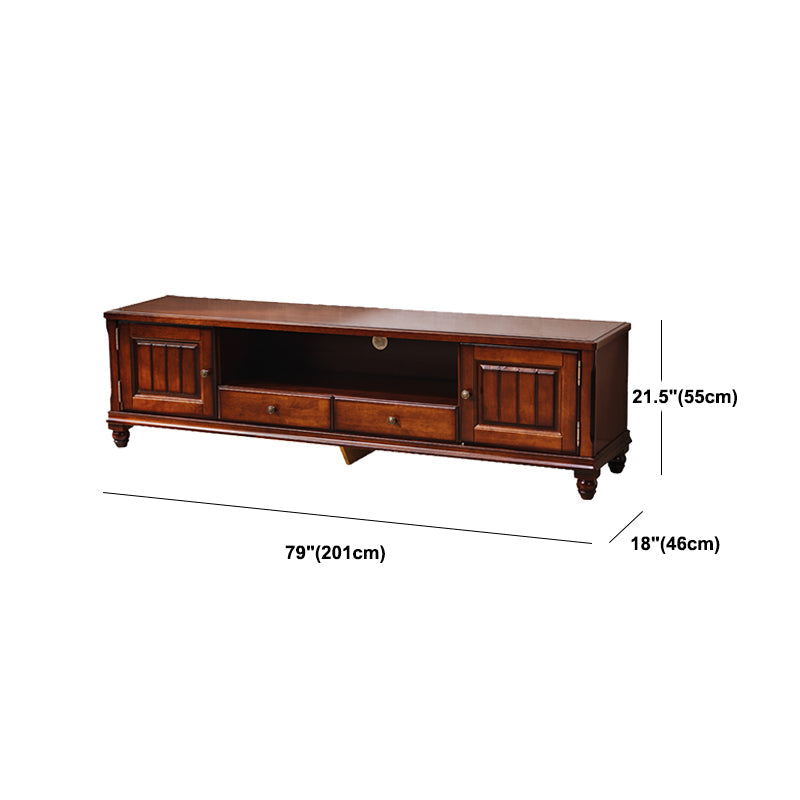 Meuble TV en bois Style traditionnel maison salon meuble TV Console avec tiroirs