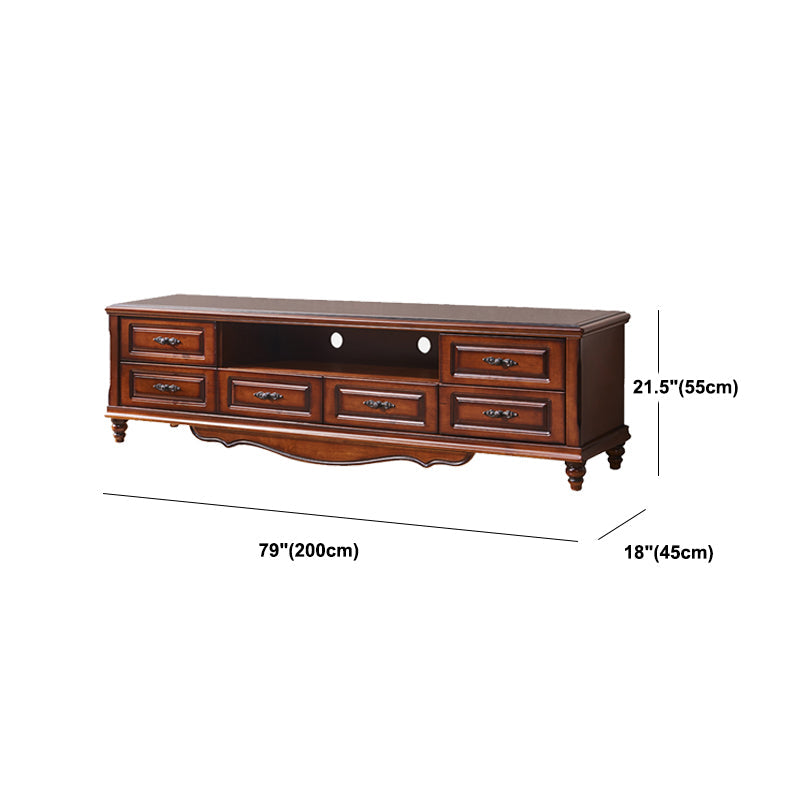 Meuble TV en bois Style traditionnel maison salon meuble TV Console avec tiroirs