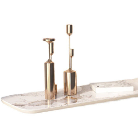 14 "W Modern Stone Console Table Table de acento resistente a la mancha para Hall para Hall