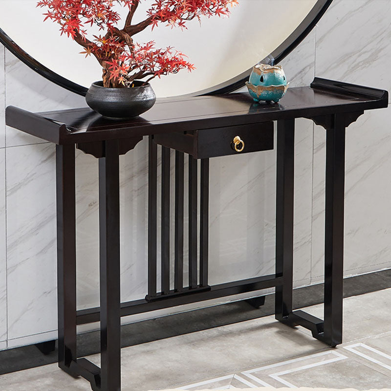 Pine Console Tafel Midden-eeuwse moderne rechthoek accenttafel voor Hall