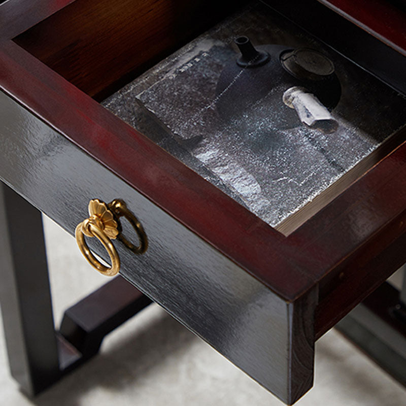 Pine Console Tafel Midden-eeuwse moderne rechthoek accenttafel voor Hall