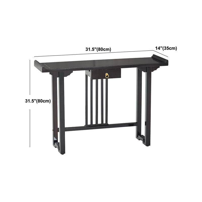 Pine Console Tafel Midden-eeuwse moderne rechthoek accenttafel voor Hall
