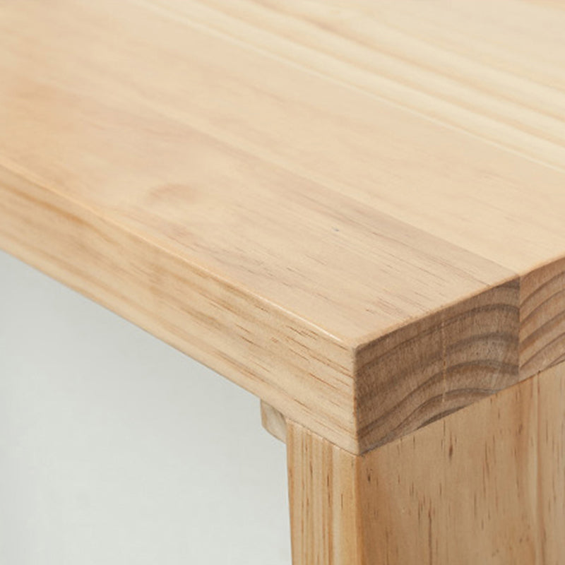 Industrial Style Bar Table Rectangle Solid Wood Bistro Bar Desk with Double Pedestal Clearhalo 'Bar Furniture' 'Bar Tables' 'bar_tables' 'furn' 'furn_bar_tables' 'Furniture' 'Kitchen & Dining Furniture' 5940263