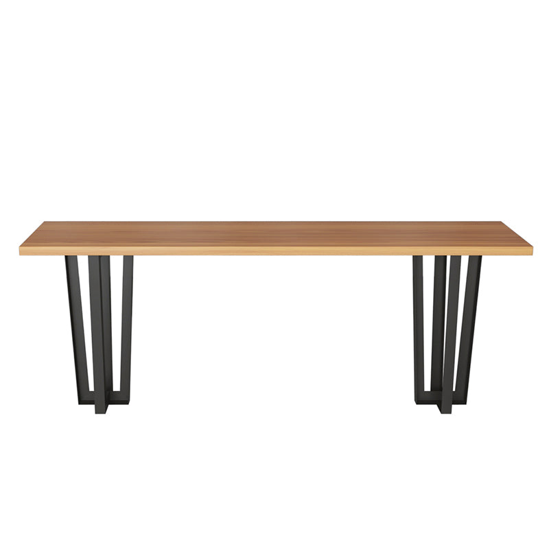 Tavolo da bar in stile industriale rettangolare btrollo in legno massello scrivania per interno