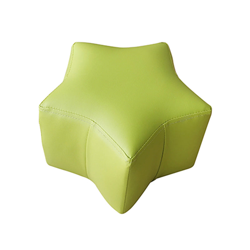 Moderne waterbestendige standaard specialiteitsvorm roze lederen poef