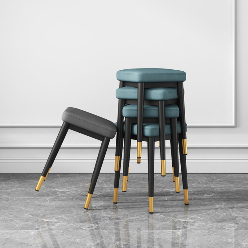 Cotton Blend Square Ottoman Whole Colored Fade Resistant Glam Cube Ottoman Clearhalo 'furn' 'furn_ottomans_poufs' 'Furniture' 'Living Room Furniture' 'Ottomans & Poufs' 'ottomans_poufs' 5943155