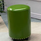 Modern PU Leather Pouf Chair Plain Cylinder Shape Nailhead Trim Sherpa Pouf 13"L x 13"W x 18"H Green 1 Piece Clearhalo 'furn' 'furn_ottomans_poufs' 'Furniture' 'Living Room Furniture' 'Ottomans & Poufs' 'ottomans_poufs' 5943342