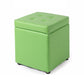 Mid-Century Modern Pouf Ottoman Faux Leather Tufted Square Ottoman with Storage Green 1 Piece Clearhalo 'furn' 'furn_ottomans_poufs' 'Furniture' 'Living Room Furniture' 'Ottomans & Poufs' 'ottomans_poufs' 5943435