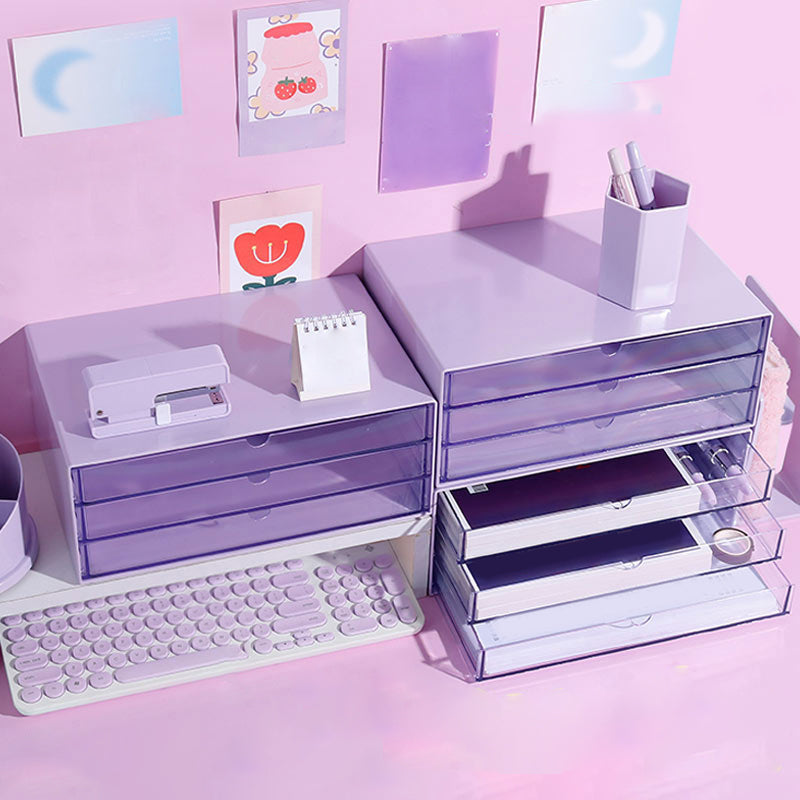 ACRYLIC ACRílico moderno con 3 cajones Archivo para el hogar u oficina