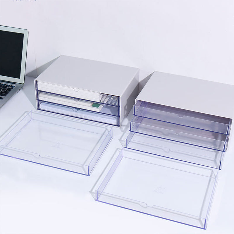 ACRYLIC ACRílico moderno con 3 cajones Archivo para el hogar u oficina