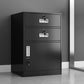 Fireproof File Cabinet Metal Locking Drawers Plain Vertical File Cabinet Black 2 Clearhalo 'Filing Cabinets' 'filling_cabinets' 'furn' 'furn_filling_cabinets' 'Furniture' 'Office Furniture' 5943588