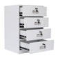 Fireproof File Cabinet Metal Locking Drawers Plain Vertical File Cabinet Clearhalo 'Filing Cabinets' 'filling_cabinets' 'furn' 'furn_filling_cabinets' 'Furniture' 'Office Furniture' 5943590