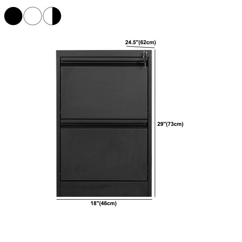 Archivo de archivos verticales de estilo moderno Archivo de metal con almacenamiento