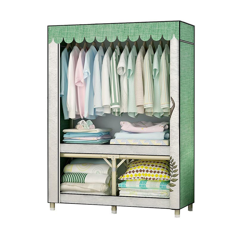 Hedendaagse stijl garderobe stalen slaapkamer garderobe kast met deur